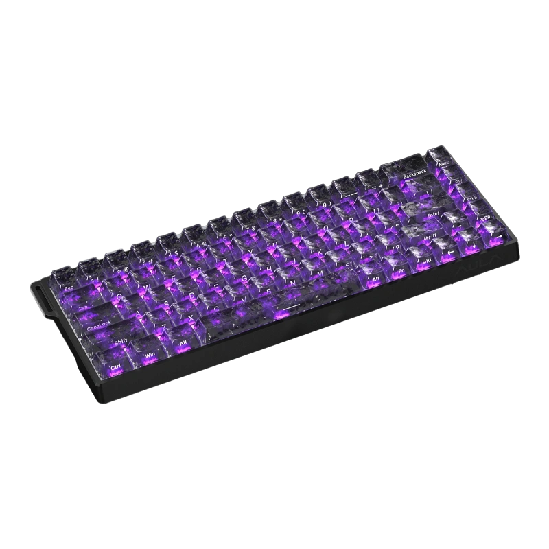 AULA WIN68 HE CRYSTAL BLACK - AULA Accessories - Computer Shop Phnom Penh - HengLy Computer Cambodia