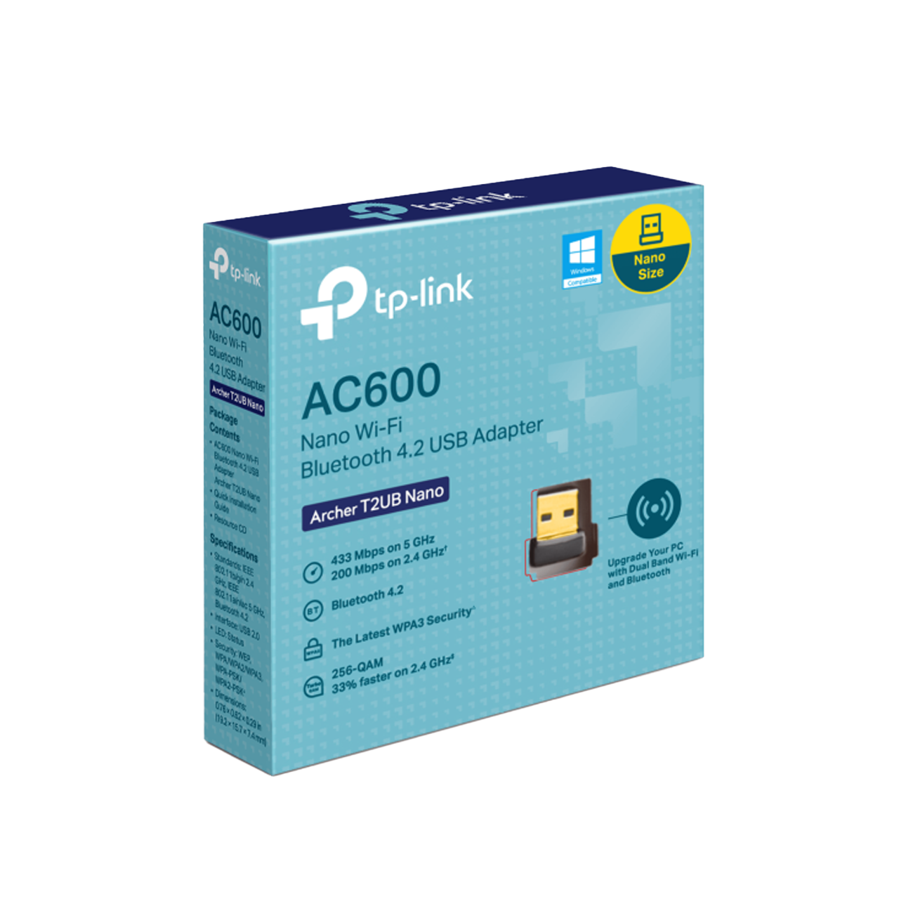 AC600 Nano Wi-Fi Bluetooth 4.2 USB Adapter - TP-Link Accessories - Computer Shop Phnom Penh - HengLy Computer Cambodia