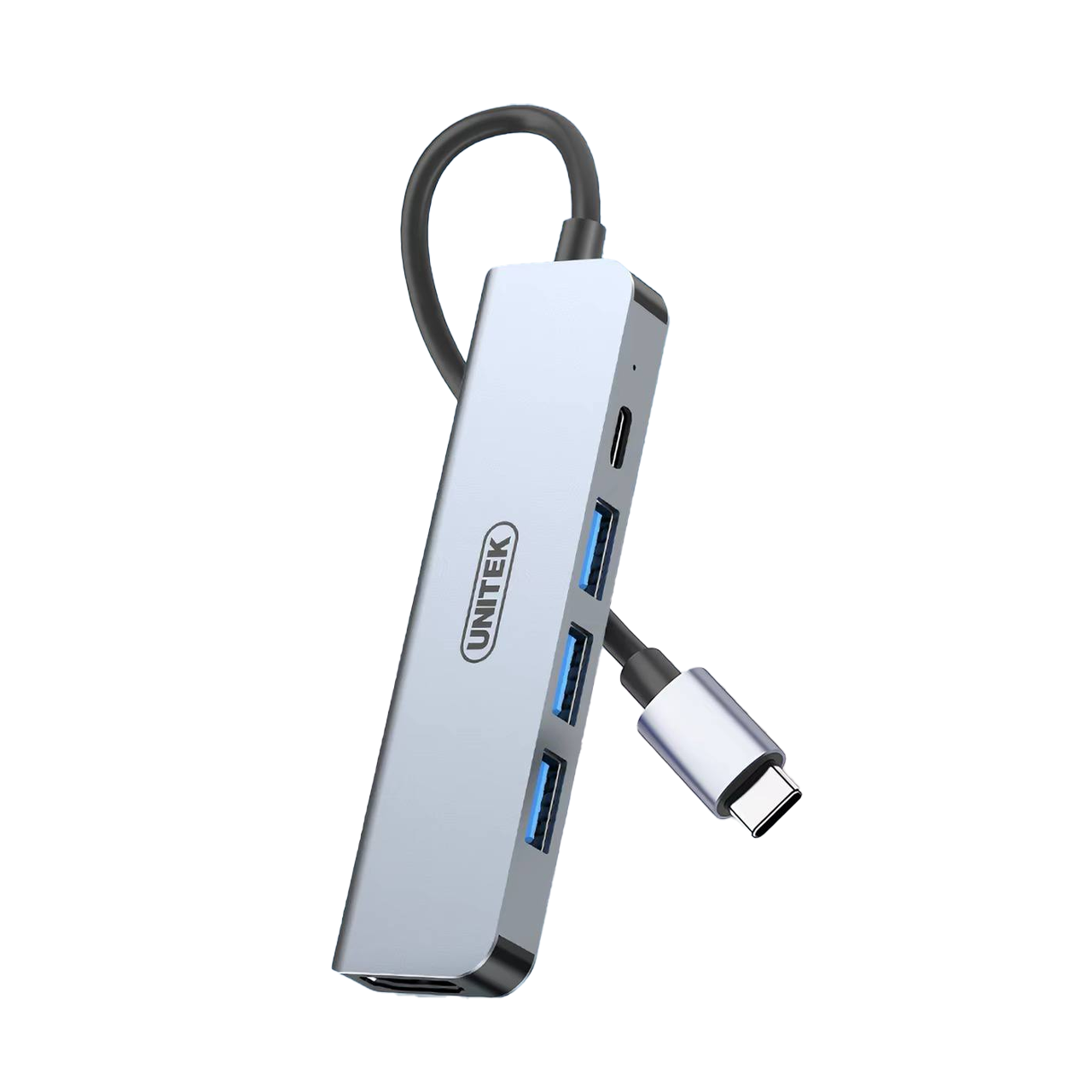 5-IN-1 USB C Hub with HDMI 4K 100w PD - UNITEK Accessories - Computer Shop Phnom Penh - HengLy Computer Cambodia